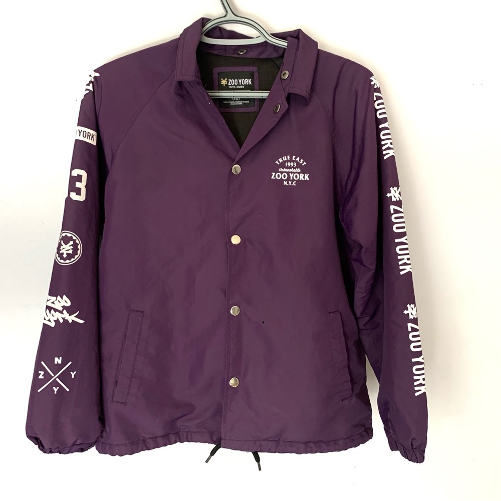 Zoo York Purple Jacket Youth Size 14